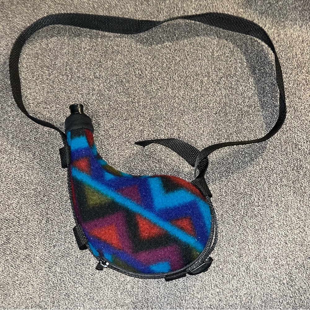 Vintage Fleece Water Bottle Holder